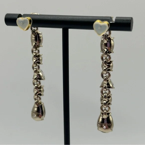 Givenchy - Earrings With Crystal Drop Multicolor Stones - Picture 5 of 7